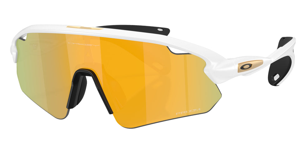 Oakley® OO9525 STUNT DEVIL A OO9525 952508 37 Sunglasses - Matte White / Prizm 24k Mirrored 952508