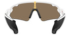 Oakley® OO9525 STUNT DEVIL A OO9525 952508 37 Sunglasses - Matte White / Prizm 24k Mirrored 952508