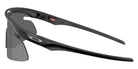 Oakley® OO9527D RSLV LITE OO9527D 952701 50 Sunglasses - Matte Black / Prizm Black Mirrored 952701