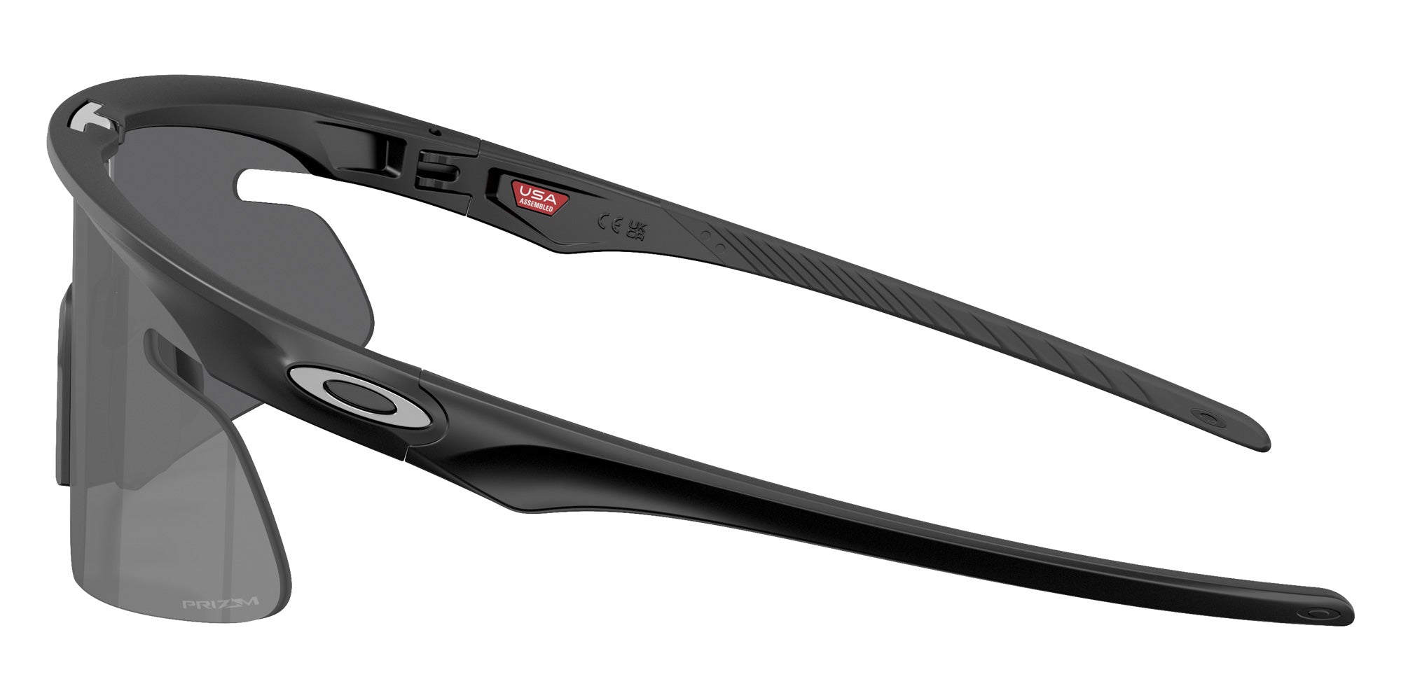 Oakley® OO9527D RSLV LITE OO9527D 952701 50 Sunglasses - Matte Black / Prizm Black Mirrored 952701