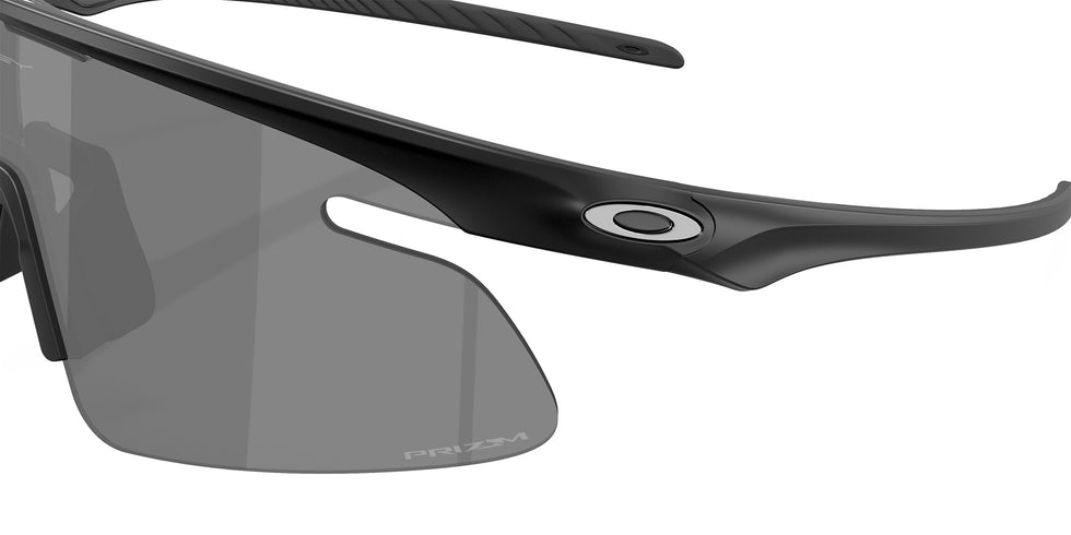 Oakley® OO9527D RSLV LITE OO9527D 952701 50 Sunglasses - Matte Black / Prizm Black Mirrored 952701