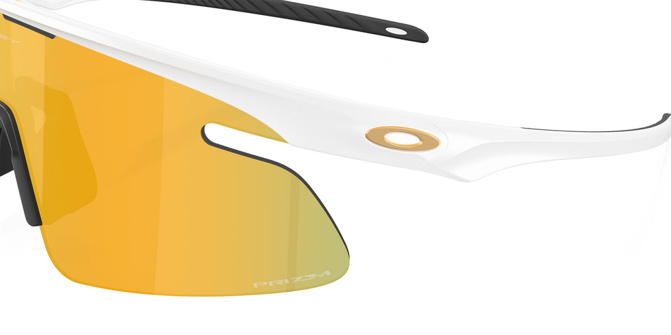 Oakley® OO9527D RSLV LITE OO9527D 952703 50 Sunglasses - Matte White / Prizm 24k Mirrored 952703