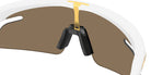 Oakley® OO9527D RSLV LITE OO9527D 952703 50 Sunglasses - Matte White / Prizm 24k Mirrored 952703