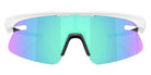Oakley® OO9527D RSLV LITE OO9527D 952704 50 Sunglasses - Matte White / Prizm Sapphire Mirrored 952704