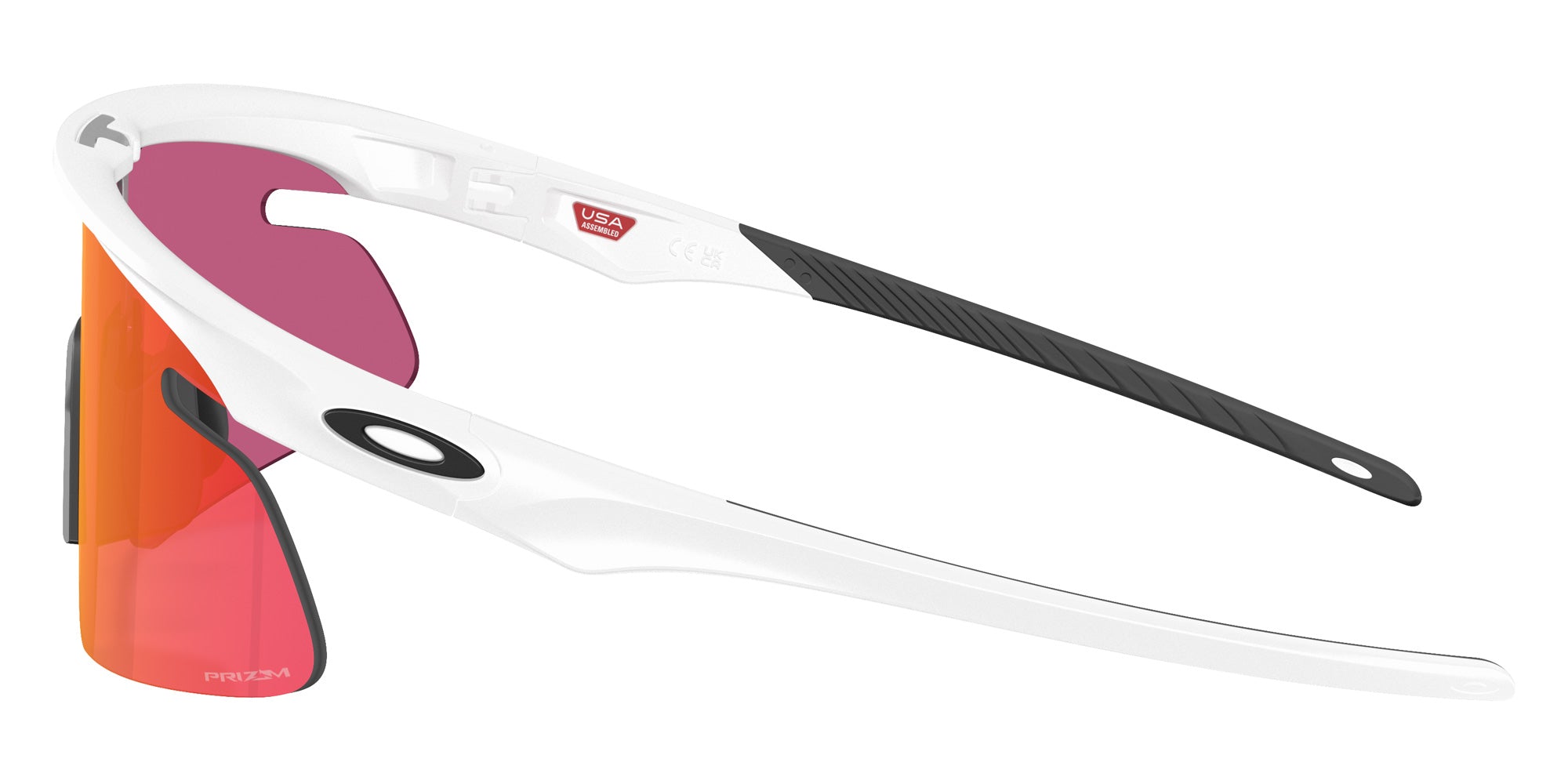 Oakley® OO9527D RSLV LITE OO9527D 952705 50 Sunglasses - Matte White / Prizm Field Mirrored 952705