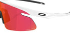 Oakley® OO9527D RSLV LITE OO9527D 952705 50 Sunglasses - Matte White / Prizm Field Mirrored 952705