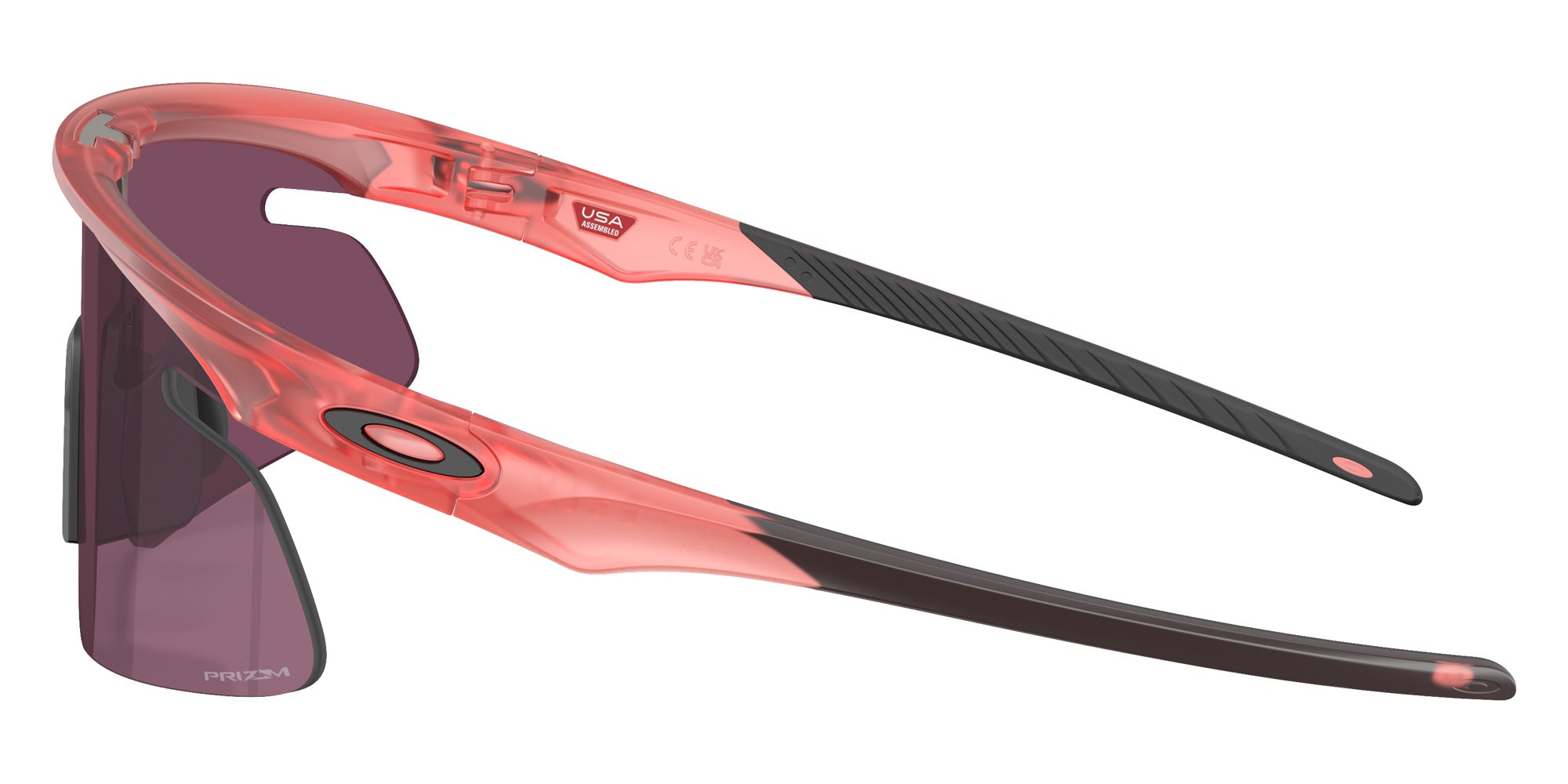 Oakley® OO9527D RSLV LITE OO9527D 952707 50 Sunglasses - Matte Transparent Paloma / Prizm Road Black Mirrored 952707