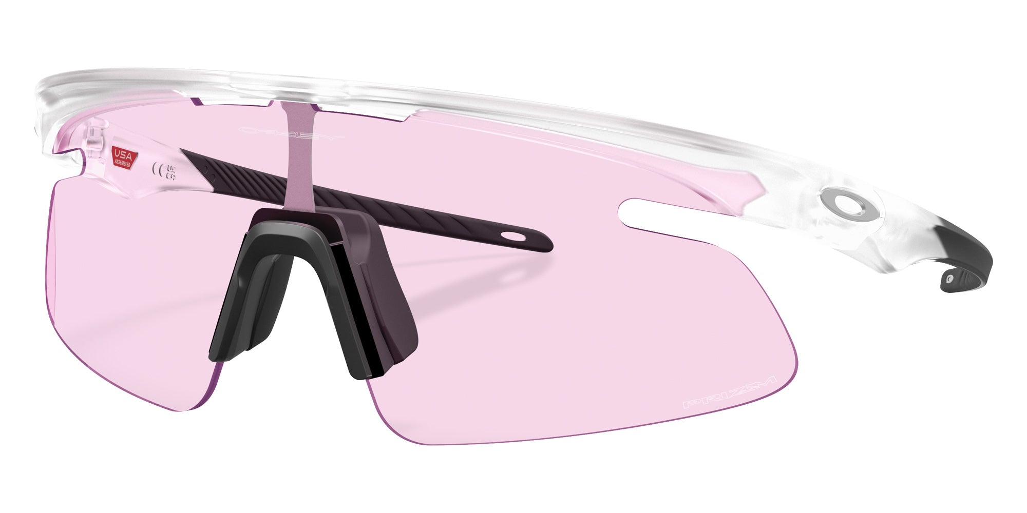 Oakley® OO9527D RSLV LITE OO9527D 952708 50 Sunglasses - Matte Clear / Prizm Low Light 952708
