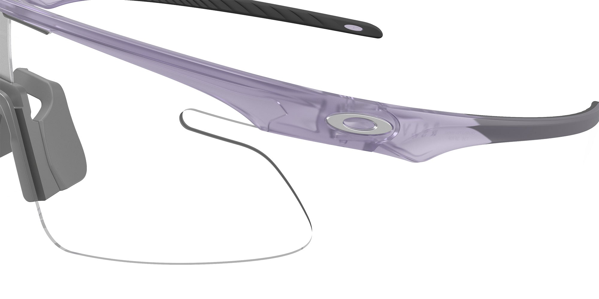 Oakley® OO9527D RSLV LITE OO9527D 952709 50 Sunglasses - Matte Transparent Lilac / Clear to Black Iridium Photochromic 952709