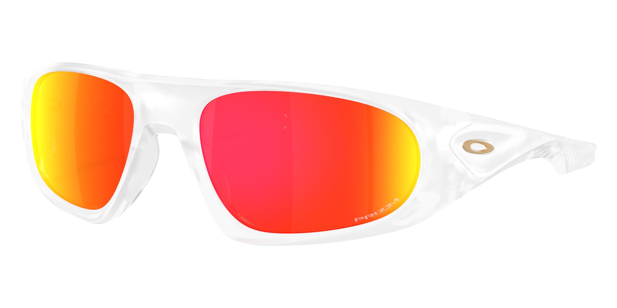 Oakley® OO9528 NEOFORMA OO9528 952803 60 Sunglasses - Matte Clear / Prizm Ruby Mirrored 952803