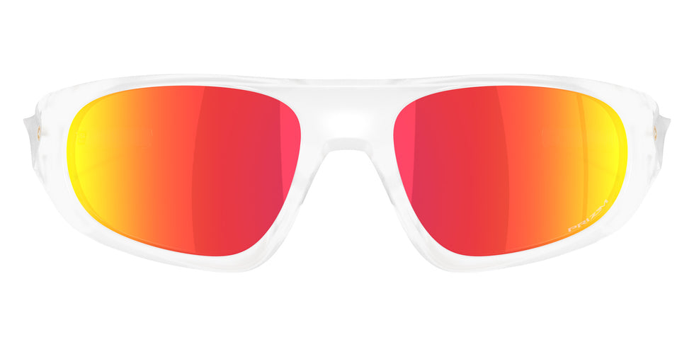 Oakley® OO9528 NEOFORMA OO9528 952803 60 Sunglasses - Matte Clear / Prizm Ruby Mirrored 952803