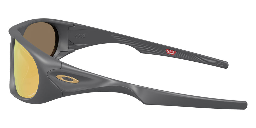 Oakley® OO9528 NEOFORMA OO9528 952806 60 Sunglasses - Matte Carbon / Prizm 24K Polarized Mirrored 952806