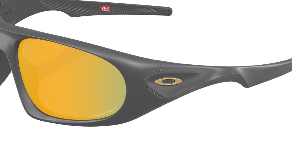 Oakley® OO9528 NEOFORMA OO9528 952806 60 Sunglasses - Matte Carbon / Prizm 24K Polarized Mirrored 952806