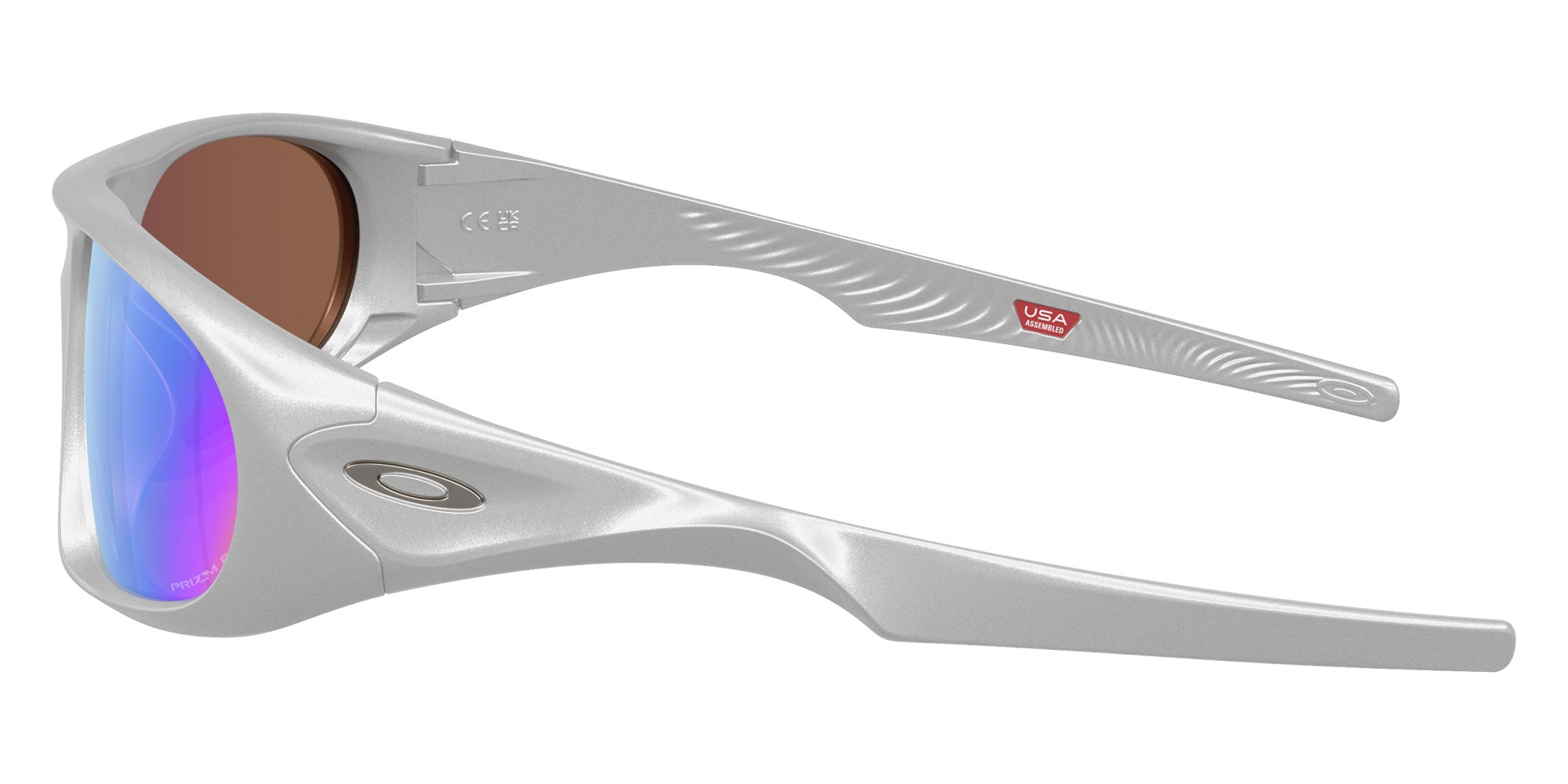 Oakley® OO9528 NEOFORMA OO9528 952807 60 Sunglasses - X-silver / Prizm Deep Water Polarized Mirrored 952807