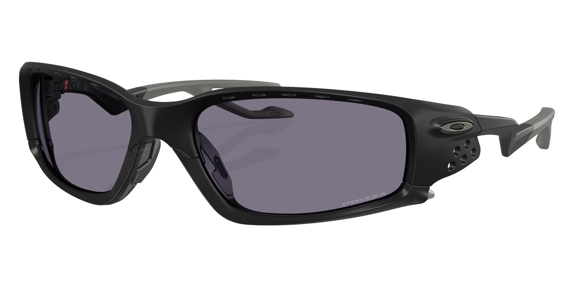 Oakley® OO9529 PLANTARIS SQ OO9529 952901 61 Sunglasses - Matte Black / Prizm Gray 952901