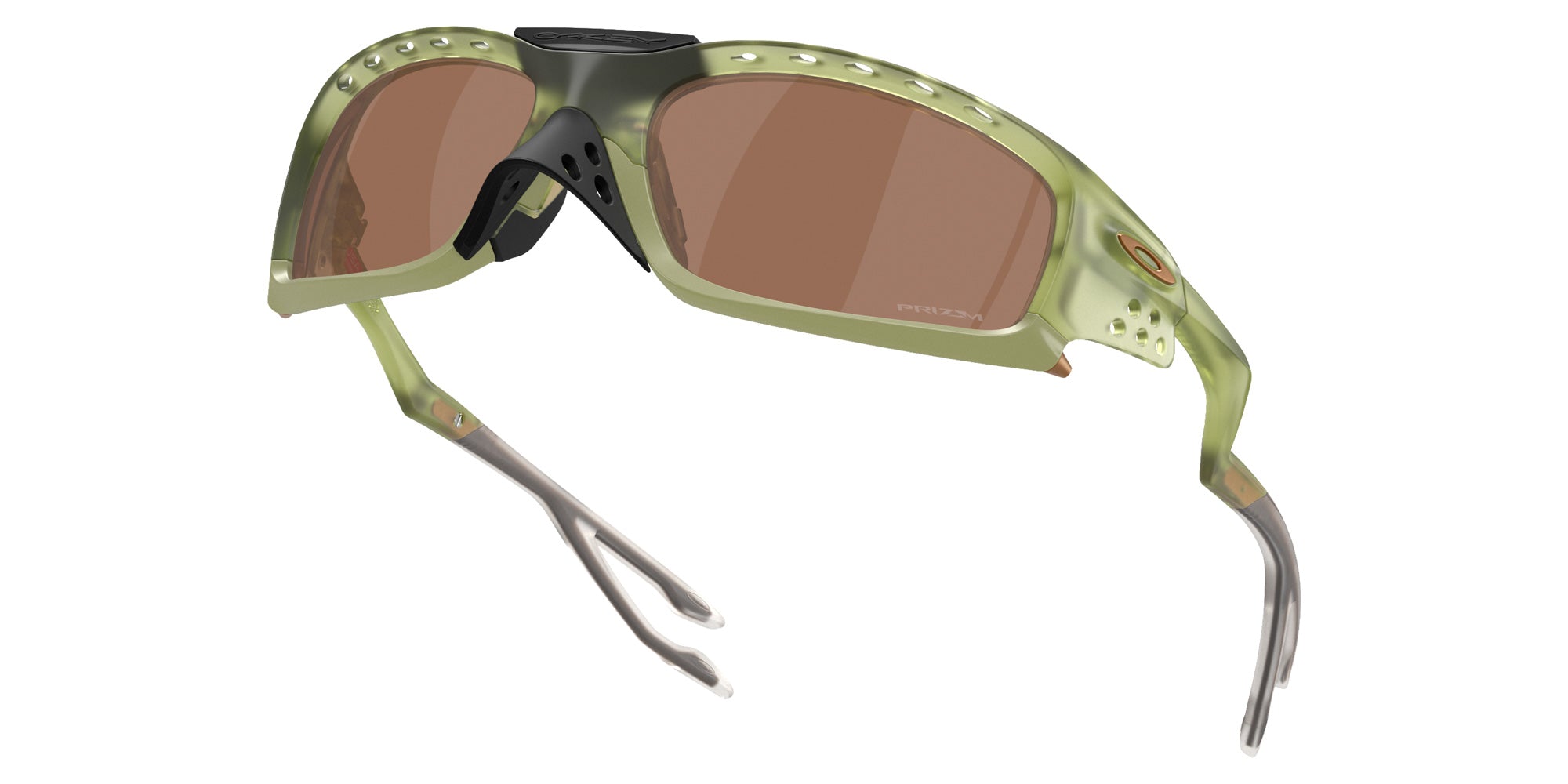 Oakley® OO9529 PLANTARIS SQ OO9529 952904 61 Sunglasses - Transparent Fern / Prizm Tungsten Mirrored 952904