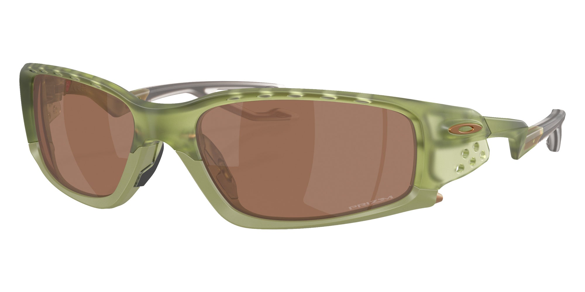 Oakley® OO9529 PLANTARIS SQ OO9529 952904 61 Sunglasses - Transparent Fern / Prizm Tungsten Mirrored 952904
