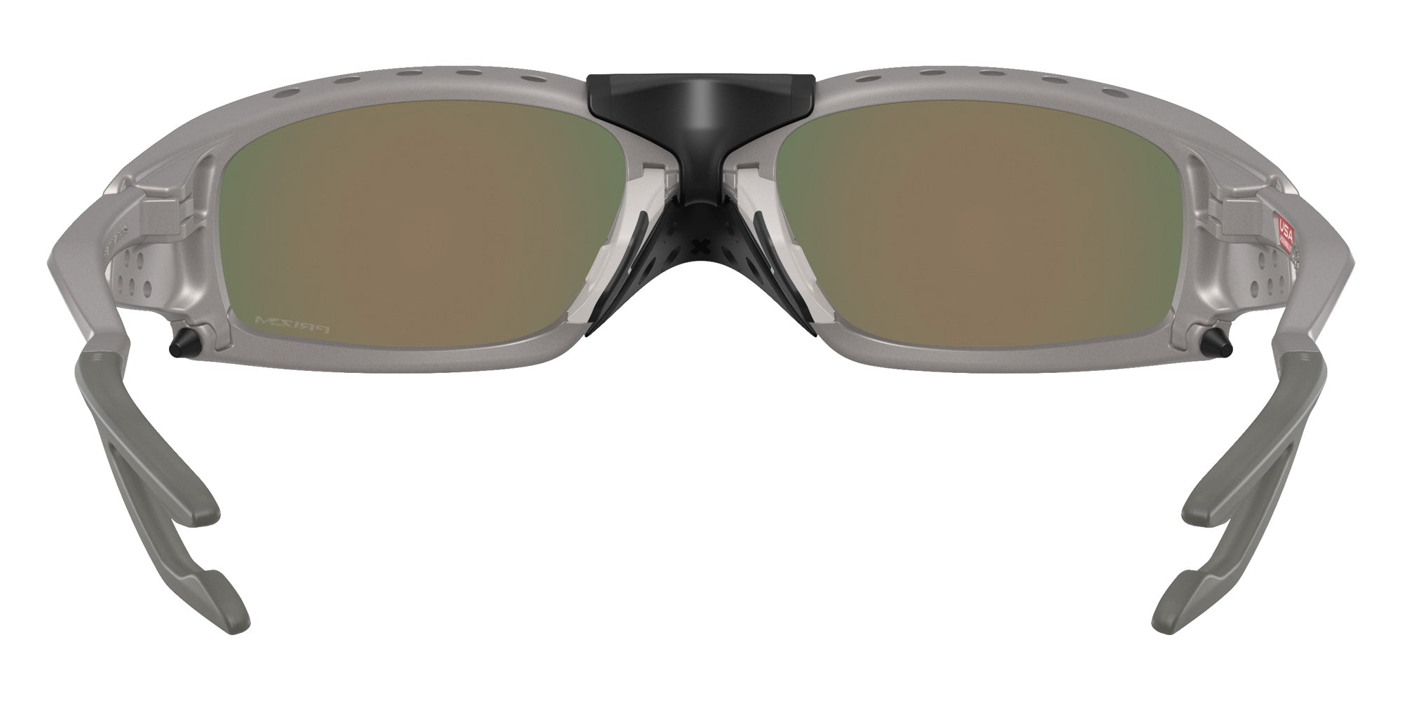 Oakley® OO9529 PLANTARIS SQ OO9529 952905 61 Sunglasses - Titanium / Prizm Ruby Mirrored 952905