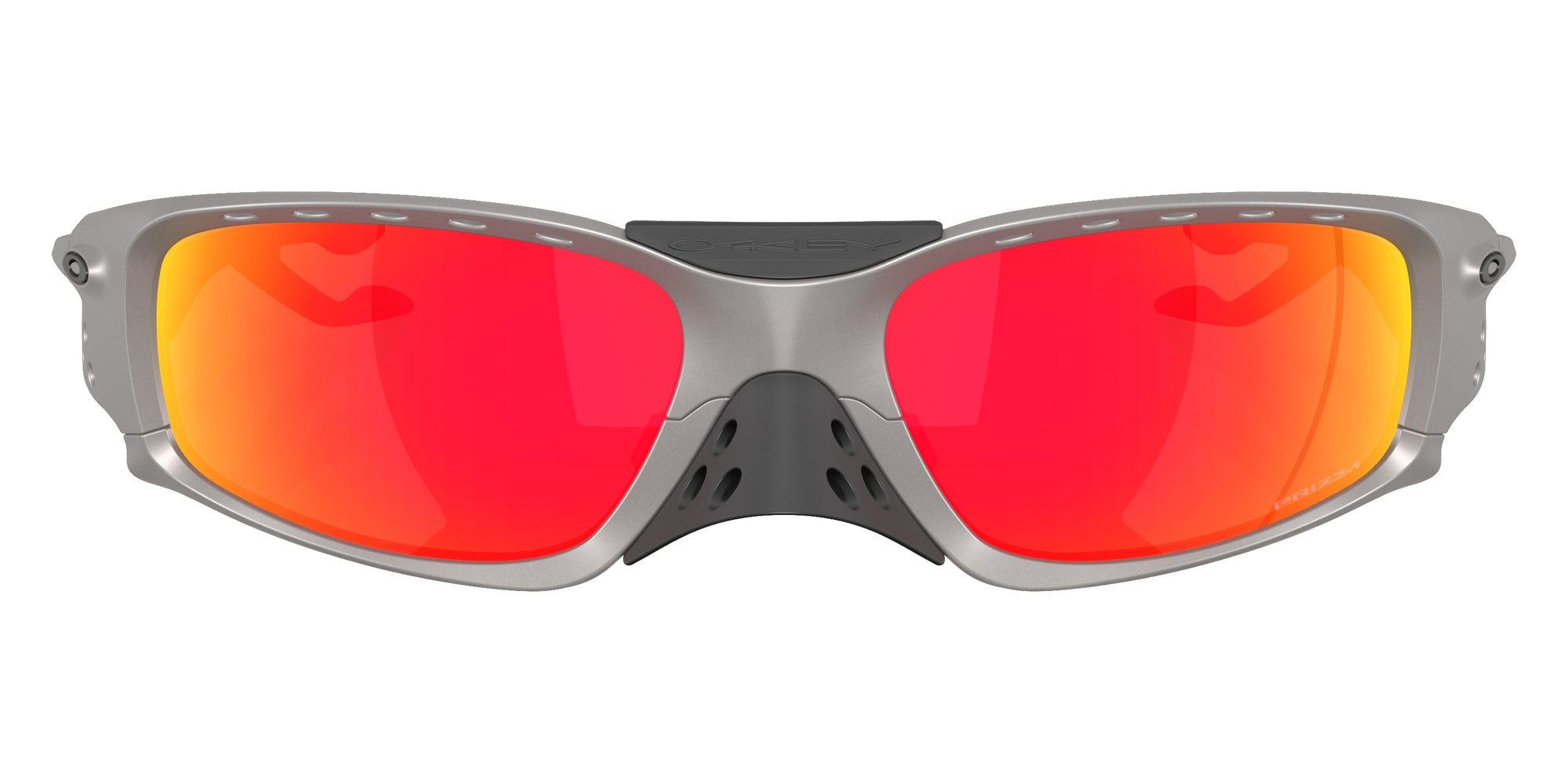 Oakley® OO9529 PLANTARIS SQ OO9529 952905 61 Sunglasses - Titanium / Prizm Ruby Mirrored 952905