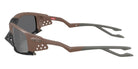 Oakley® OO9529 PLANTARIS SQ OO9529 952906 61 Sunglasses - Mahogany / Prizm Black Mirrored 952906