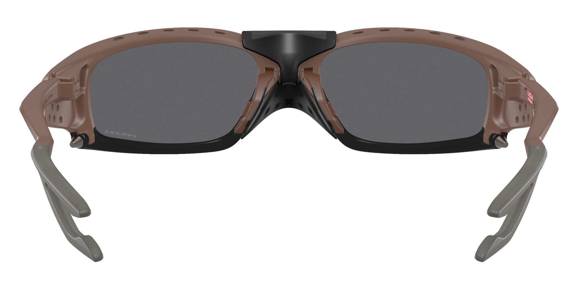 Oakley® OO9529 PLANTARIS SQ OO9529 952906 61 Sunglasses - Mahogany / Prizm Black Mirrored 952906