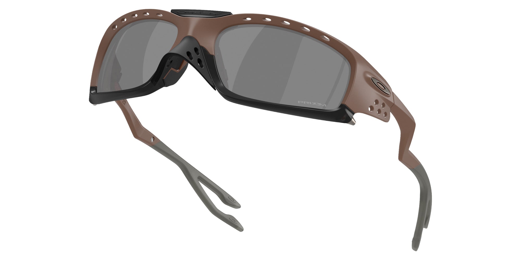 Oakley® OO9529 PLANTARIS SQ OO9529 952906 61 Sunglasses - Mahogany / Prizm Black Mirrored 952906