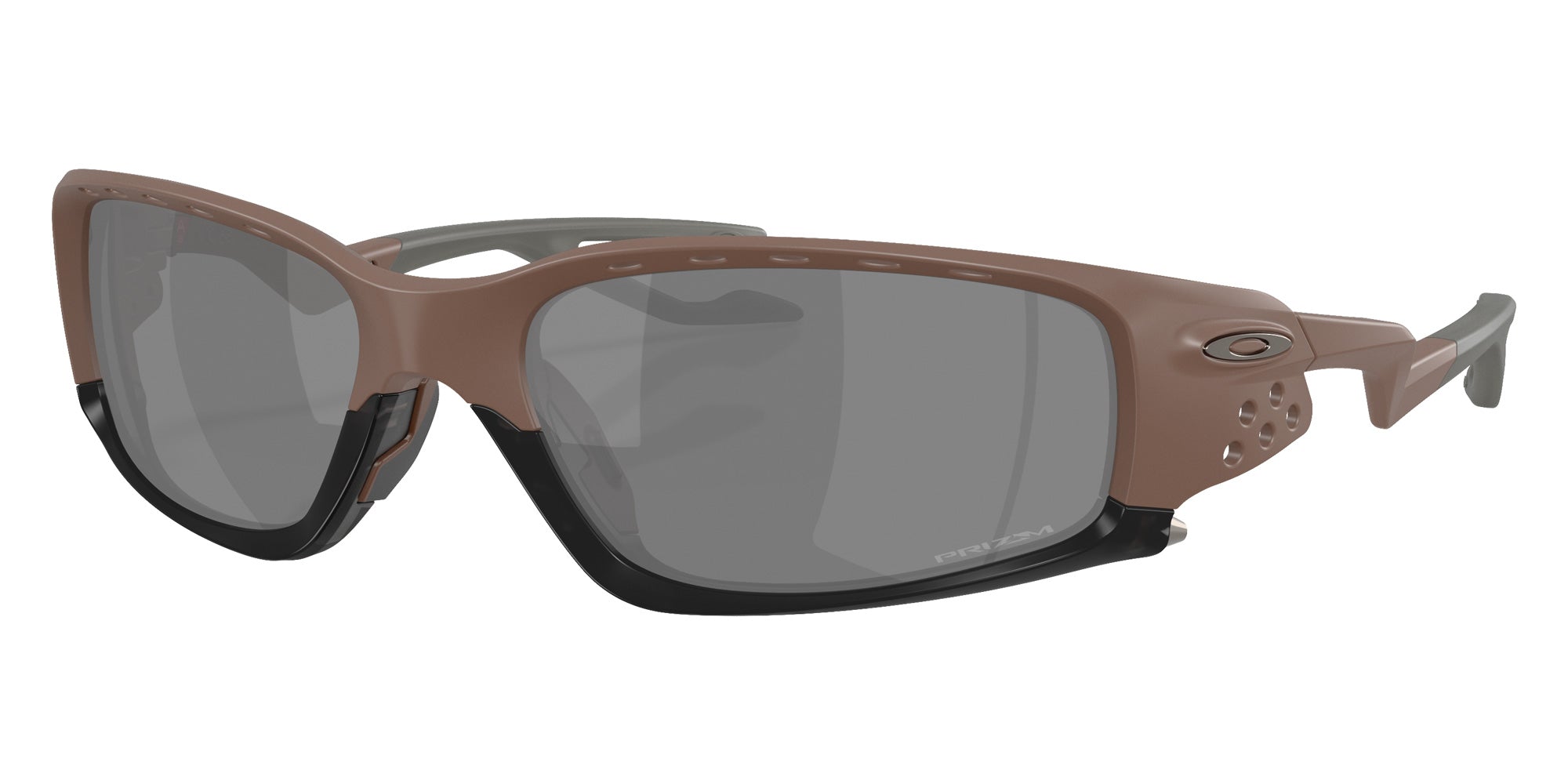 Oakley® OO9529 PLANTARIS SQ OO9529 952906 61 Sunglasses - Mahogany / Prizm Black Mirrored 952906
