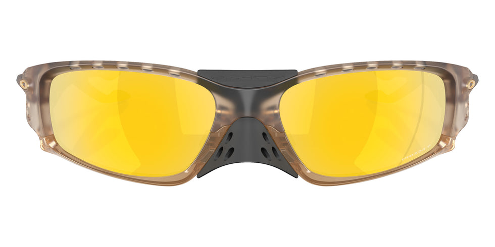 Oakley® OO9529 PLANTARIS SQ OO9529 952907 61 Sunglasses - Matte Sepia / Prizm 24K Polarized Mirrored 952907
