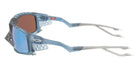 Oakley® OO9529 PLANTARIS SQ OO9529 952908 61 Sunglasses - Matte Transparent Stonewash / Prizm Deep Water Polarized Mirrored 952908
