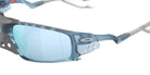 Oakley® OO9529 PLANTARIS SQ OO9529 952908 61 Sunglasses - Matte Transparent Stonewash / Prizm Deep Water Polarized Mirrored 952908