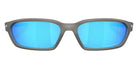 Oakley® OO9530 TERRAFORMA OO9530 953002 58 Sunglasses - Matte Gray Smoke / Prizm Sapphire Mirrored 953002