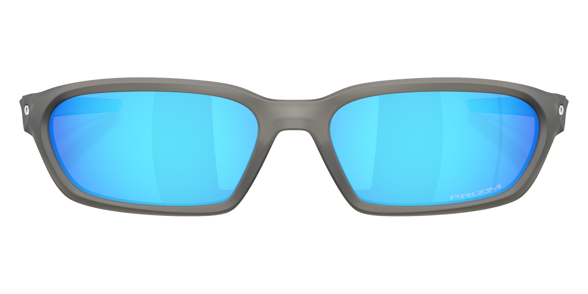 Oakley® OO9530 TERRAFORMA OO9530 953002 58 Sunglasses - Matte Gray Smoke / Prizm Sapphire Mirrored 953002
