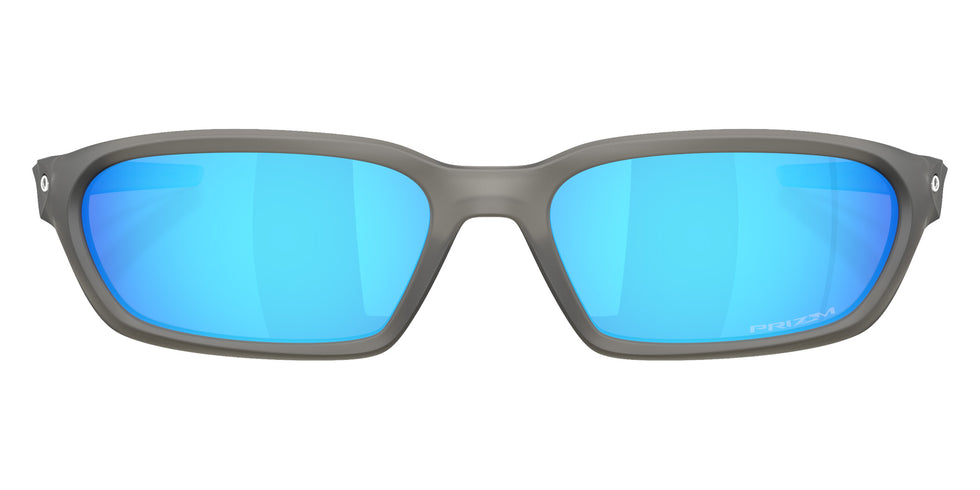 Oakley® OO9530 TERRAFORMA OO9530 953002 58 Sunglasses - Matte Gray Smoke / Prizm Sapphire Mirrored 953002