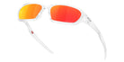 Oakley® OO9530 TERRAFORMA OO9530 953003 58 Sunglasses - Matte Clear / Prizm Ruby Mirrored 953003