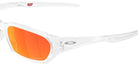 Oakley® OO9530 TERRAFORMA OO9530 953003 58 Sunglasses - Matte Clear / Prizm Ruby Mirrored 953003