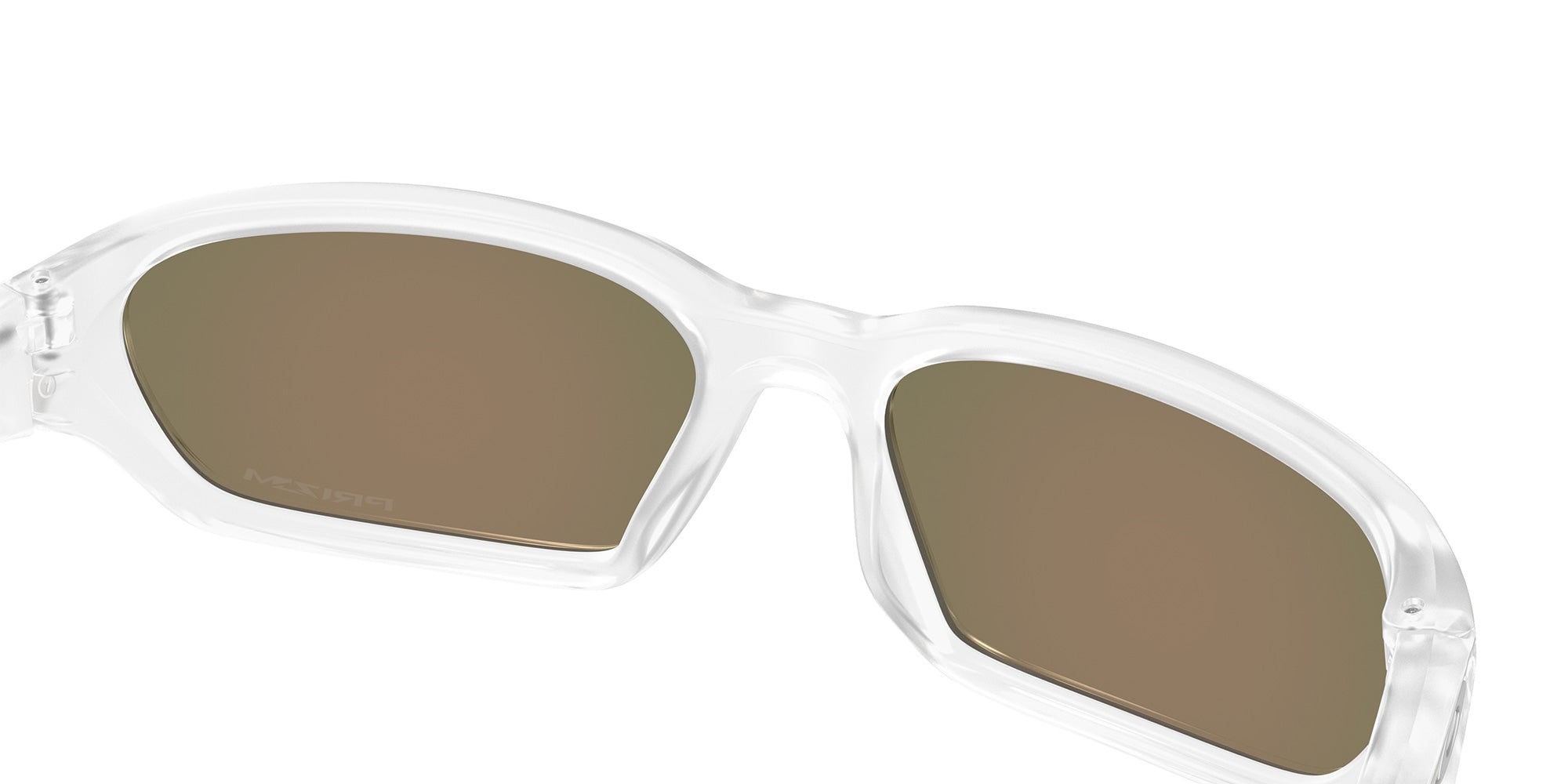 Oakley® OO9530 TERRAFORMA OO9530 953003 58 Sunglasses - Matte Clear / Prizm Ruby Mirrored 953003
