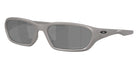Oakley® OO9530 TERRAFORMA OO9530 953005 58 Sunglasses - Titanium / Prizm Black Polarized Mirrored 953005