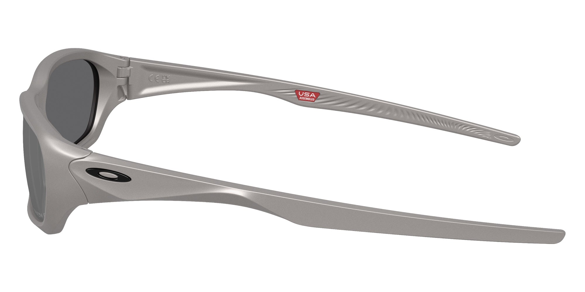 Oakley® OO9530 TERRAFORMA OO9530 953005 58 Sunglasses - Titanium / Prizm Black Polarized Mirrored 953005