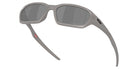 Oakley® OO9530 TERRAFORMA OO9530 953005 58 Sunglasses - Titanium / Prizm Black Polarized Mirrored 953005