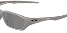Oakley® OO9530 TERRAFORMA OO9530 953005 58 Sunglasses - Titanium / Prizm Black Polarized Mirrored 953005