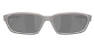 Oakley® OO9530 TERRAFORMA OO9530 953005 58 Sunglasses - Titanium / Prizm Black Polarized Mirrored 953005
