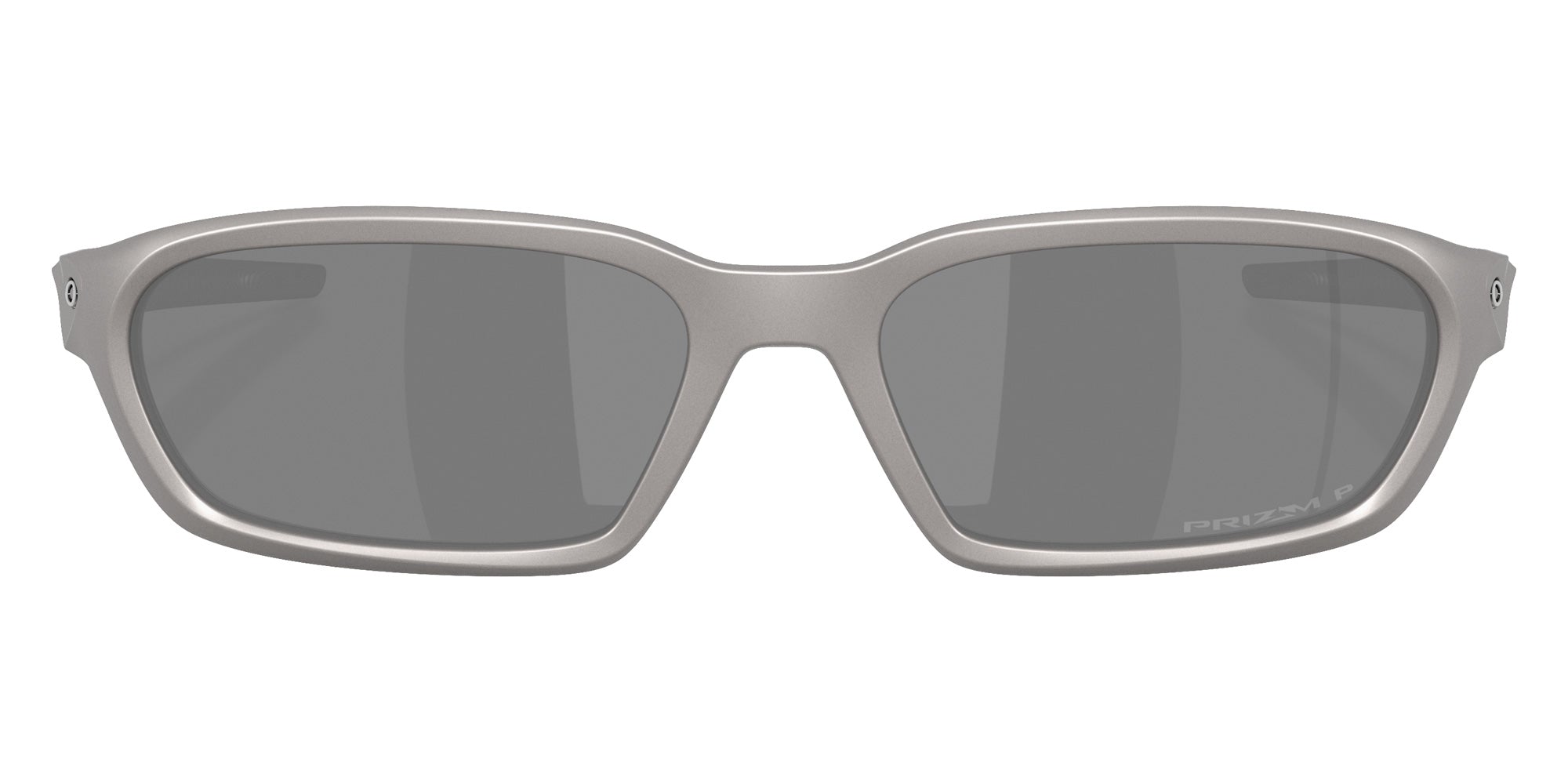 Oakley® OO9530 TERRAFORMA OO9530 953005 58 Sunglasses - Titanium / Prizm Black Polarized Mirrored 953005