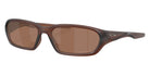 Oakley® OO9530 TERRAFORMA OO9530 953006 58 Sunglasses - Matte Rootbeer / Prizm Tungsten Polarized Mirrored 953006
