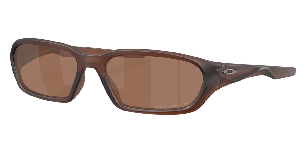 Oakley® OO9530 TERRAFORMA OO9530 953006 58 Sunglasses - Matte Rootbeer / Prizm Tungsten Polarized Mirrored 953006