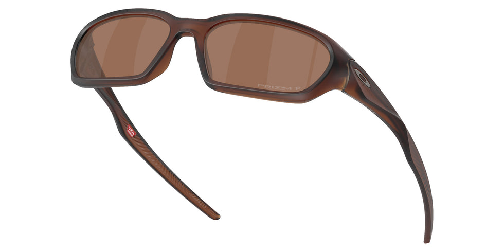 Oakley® OO9530 TERRAFORMA OO9530 953006 58 Sunglasses - Matte Rootbeer / Prizm Tungsten Polarized Mirrored 953006