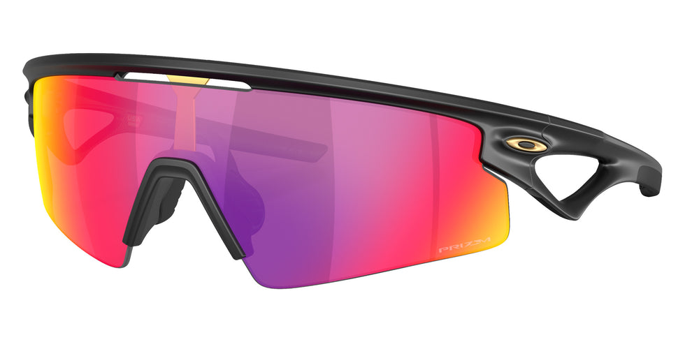 Oakley® OO9531 SPHAERA STRIKE OO9531 953102 37 Sunglasses - Matte Black / Prizm Road Mirrored 953102