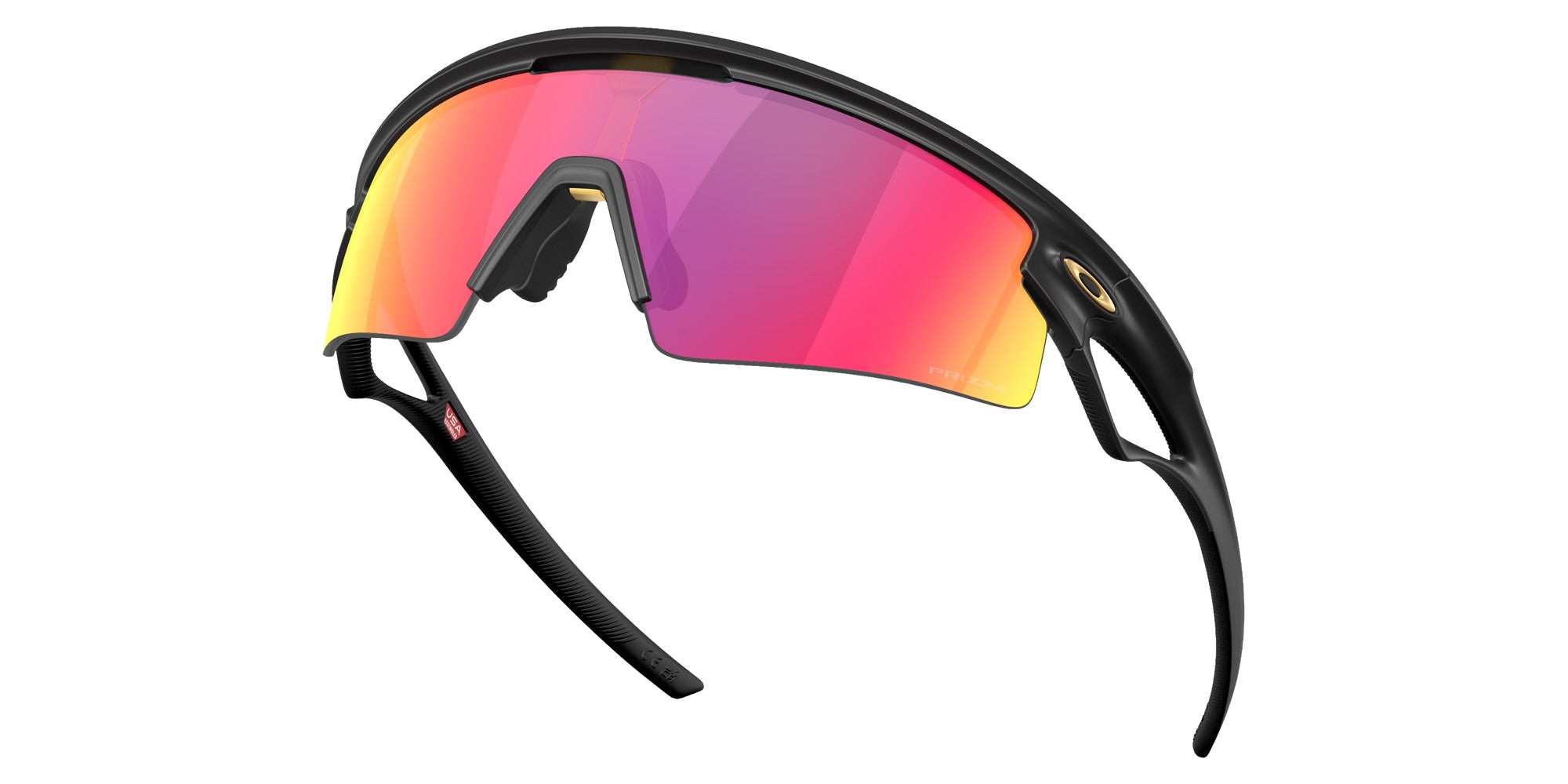 Oakley® OO9531 SPHAERA STRIKE OO9531 953102 37 Sunglasses - Matte Black / Prizm Road Mirrored 953102