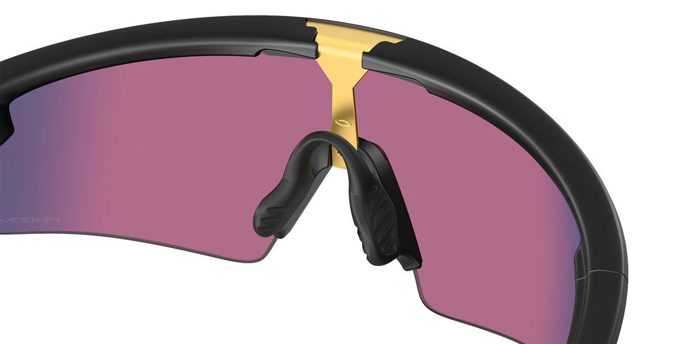 Oakley® OO9531 SPHAERA STRIKE OO9531 953102 37 Sunglasses - Matte Black / Prizm Road Mirrored 953102