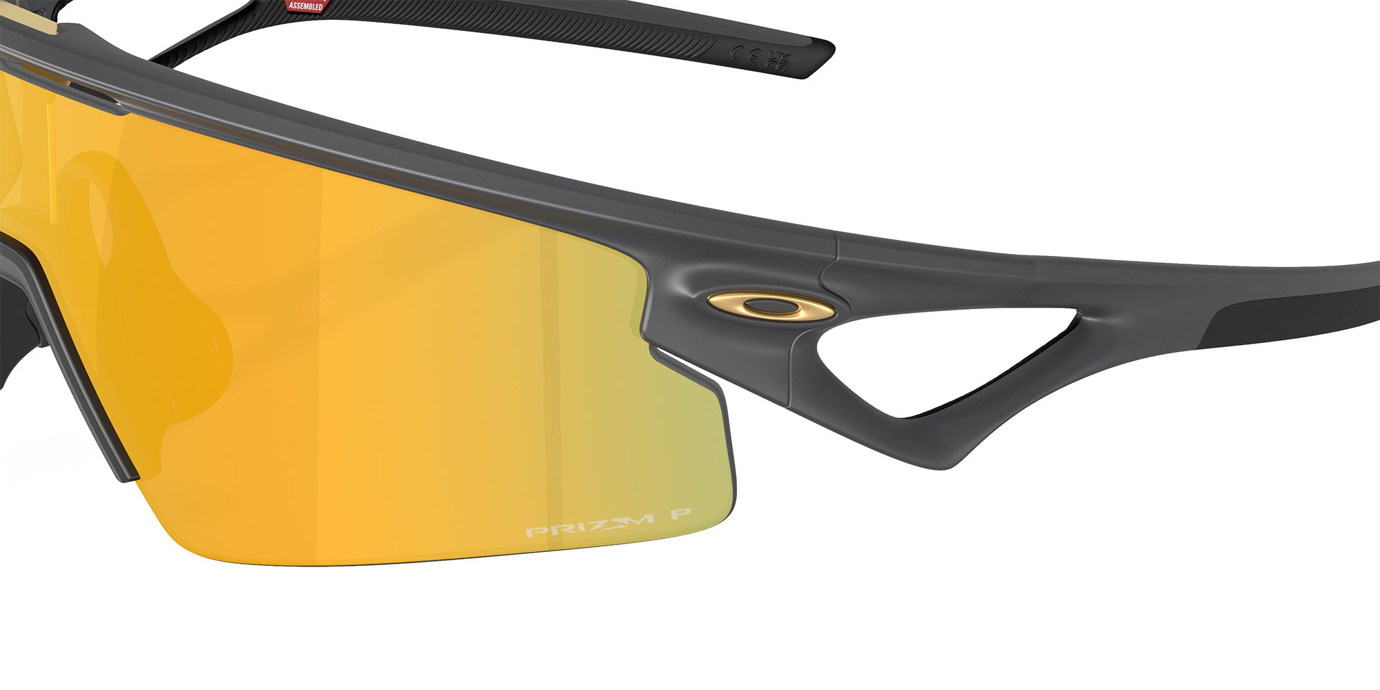 Oakley® OO9531 SPHAERA STRIKE OO9531 953103 37 Sunglasses - Matte Carbon / Prizm 24K Polarized Mirrored 953103
