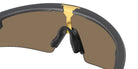 Oakley® OO9531 SPHAERA STRIKE OO9531 953103 37 Sunglasses - Matte Carbon / Prizm 24K Polarized Mirrored 953103